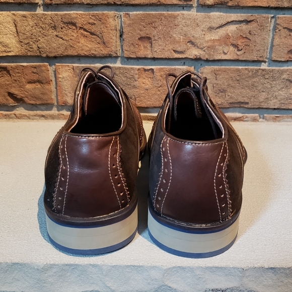 Johnston & Murphy Men Oxford Brown Shoes Size 8.5 - Picture 5 of 7